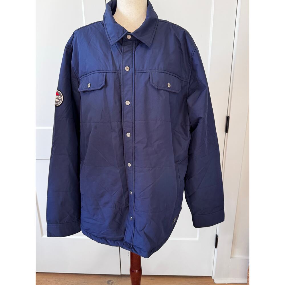 Men’s Navy ROOTS 73 Canada Winter Shirt Jacket Size XL